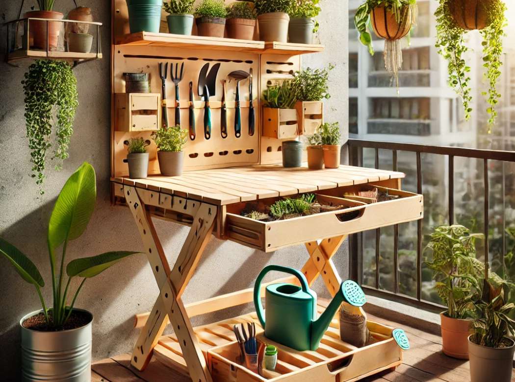 Organiza tu rincón verde con los mejores bancos de trabajo para jardinería urbana