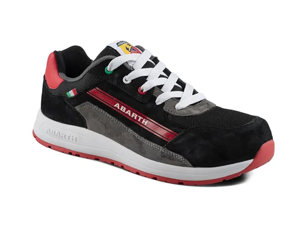 Zapato seguridad s3 abarth 595 negro / rojo talla 44