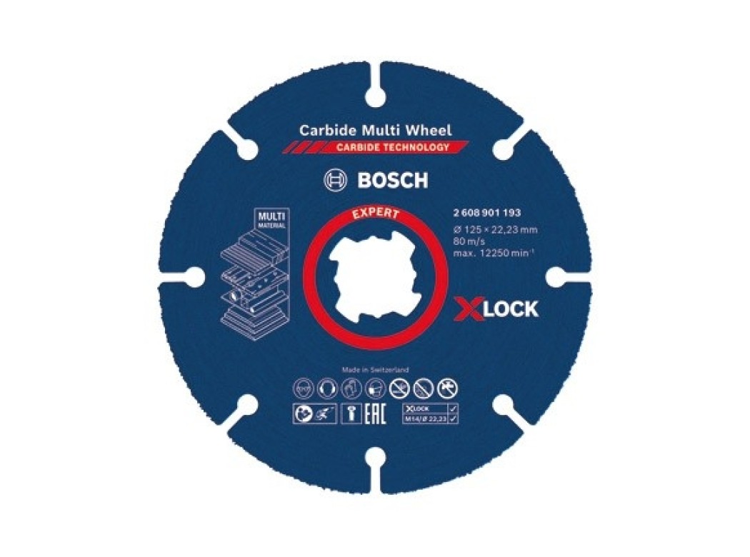 Disco corte multimaterial expert multiwheel x-lock Ø 125 x 2