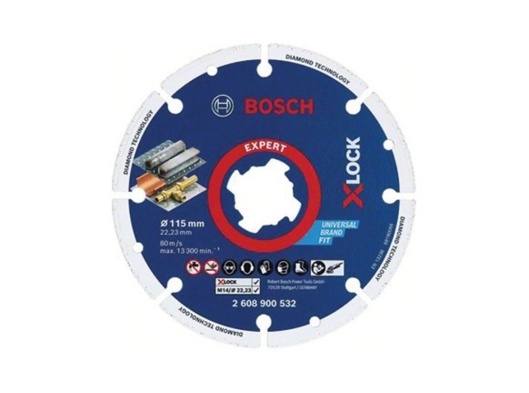 Disco corte x-lock diamante metal wheel 115 mm
