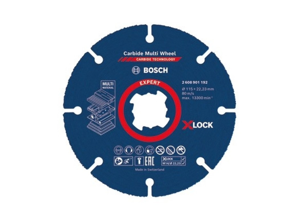 Disco x-lock expert carbide mw Ø 115 mm