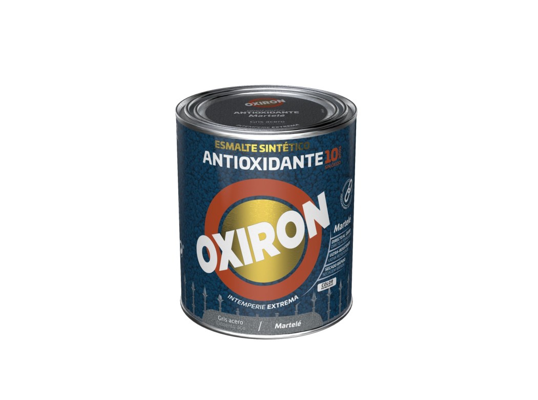 Esmalte antioxidante oxiron martele 750 ml gris oscuro