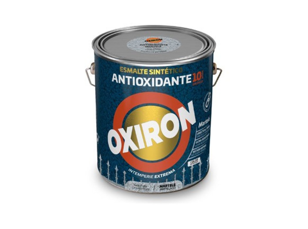 Esmalte antioxidante oxiron martele 750 ml gris plata