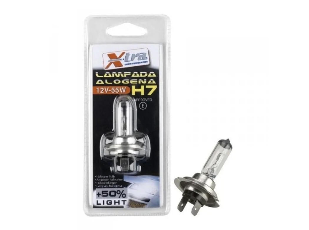 Lampara automovil 12v-55w h7 halogena faro delantero luz bla