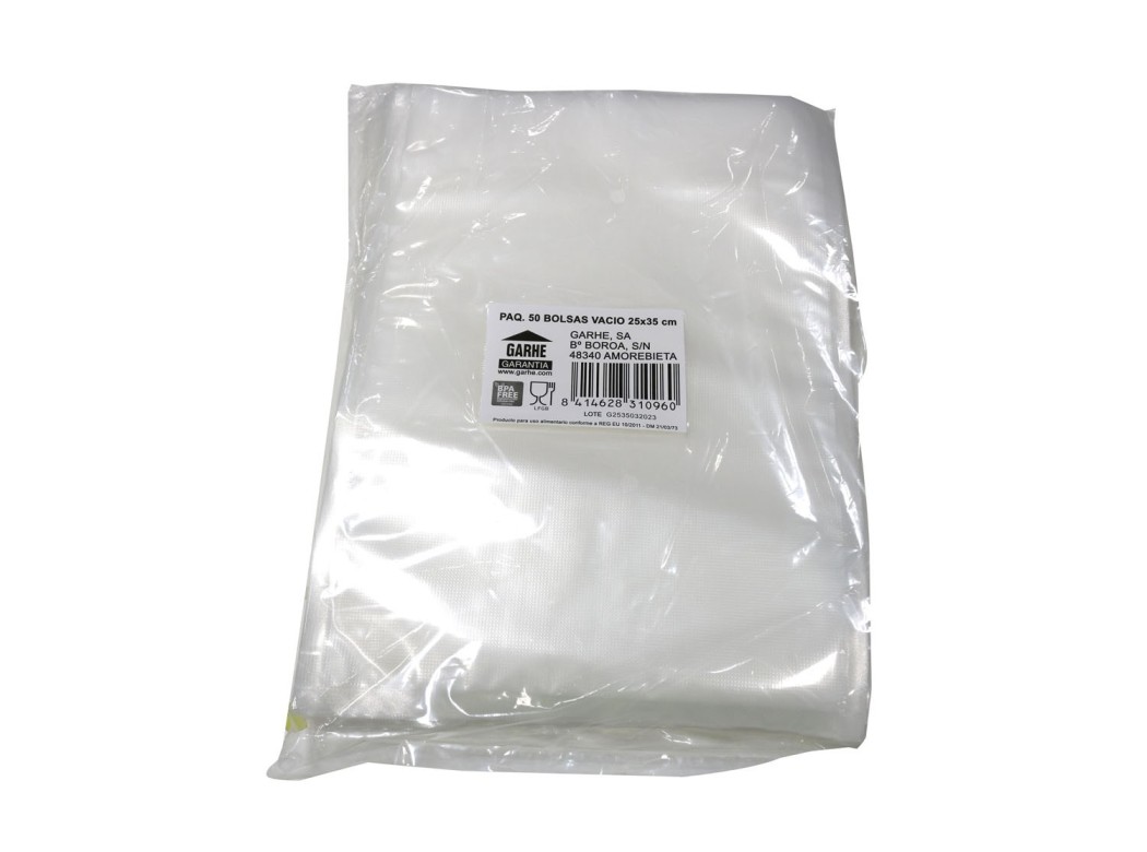 Bolsa envasar vacio (paq 50 uds) 25 x 35 cm