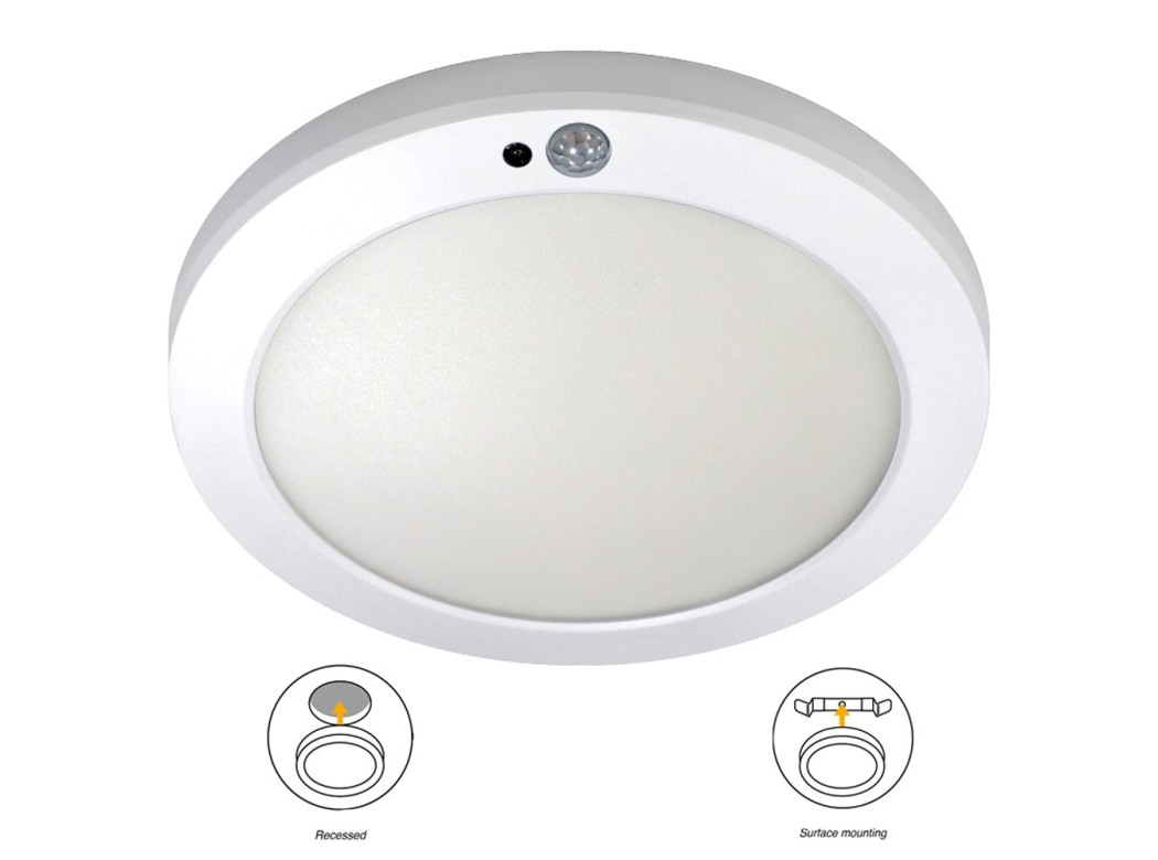 Downlight ajustable tekia 18w 1620lumens cct+senso