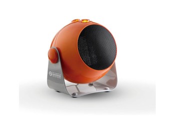 Termoventilador ceramico design inclinable 1800w naranja