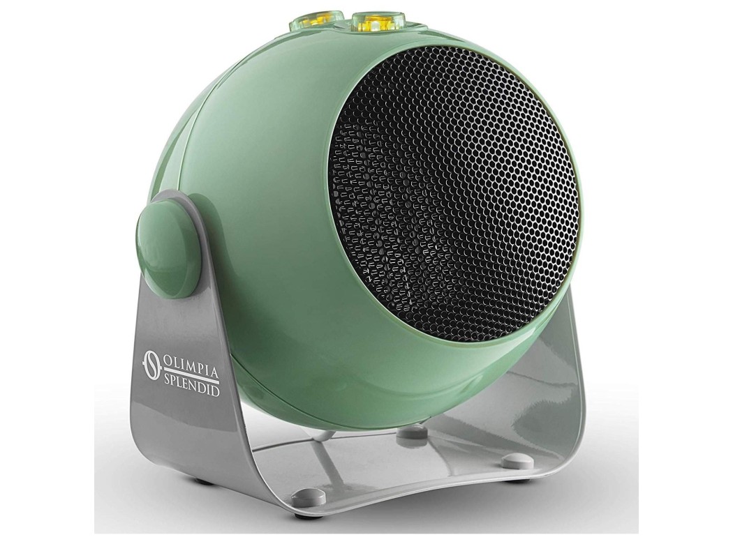 Termoventilador ceramico design inclinable 1800w verde