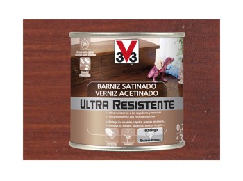 Barniz interior al agua ultra resistente satinado 250 ml cao