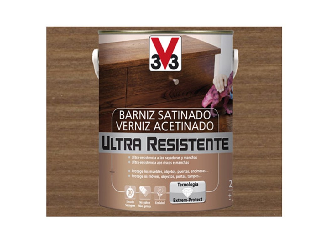 Barniz interior al agua ultra resistente satinado 250 ml wen