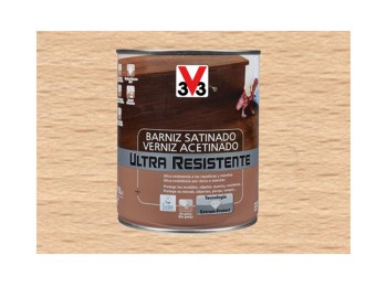 Barniz interior al agua ultra resistente satinado 750 ml inc