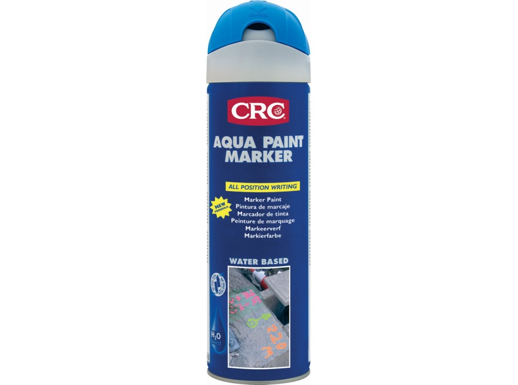 Pintura marcaje crc azul spray 500ml aqua paint 30013-aa