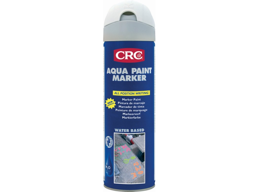 Pintura marcaje crc blanco spray 500ml aqua paint 30014-aa