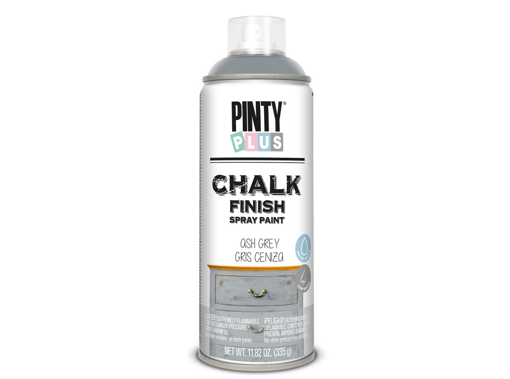 Pintura spray chalk 520 cc gris ceniza