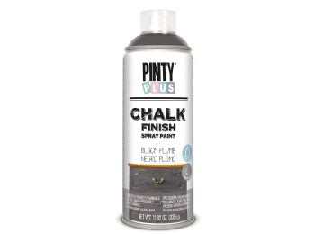 Pintura spray chalk 520 cc negro plomo