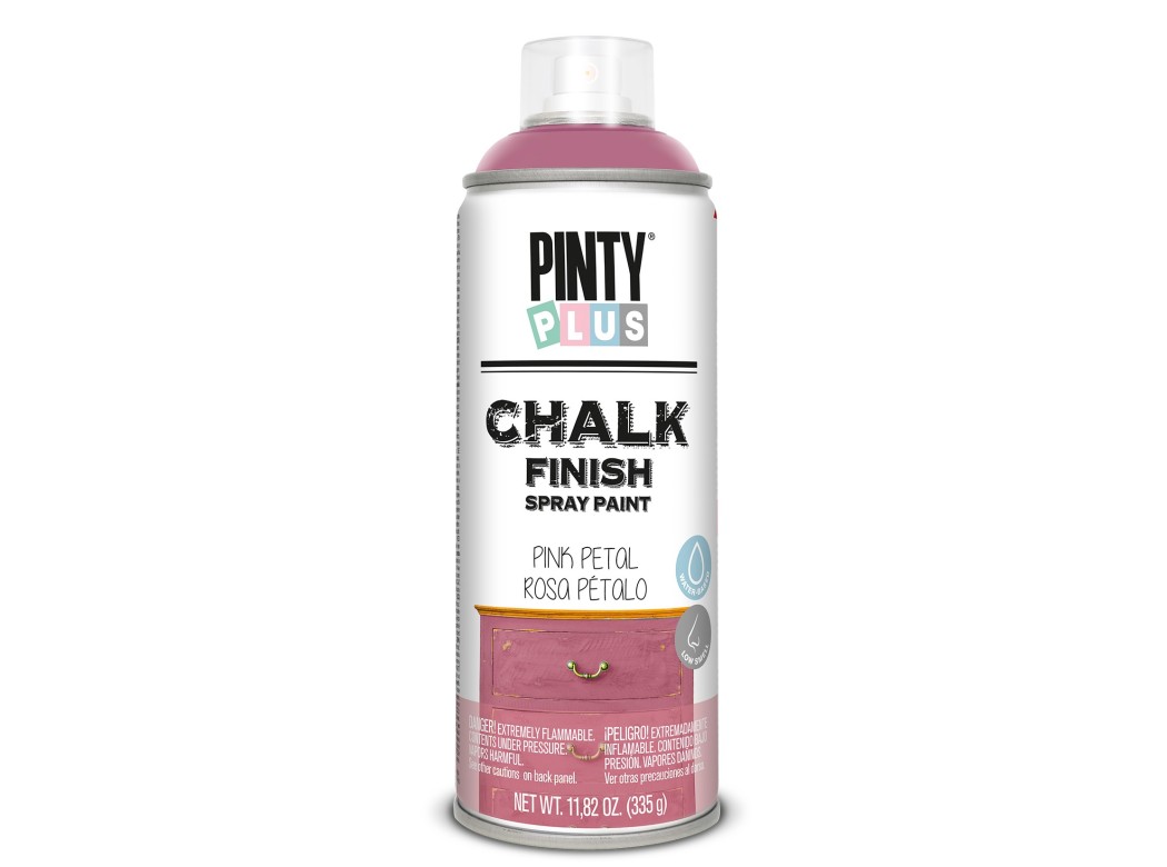 Pintura spray chalk 520 cc rosa petalo