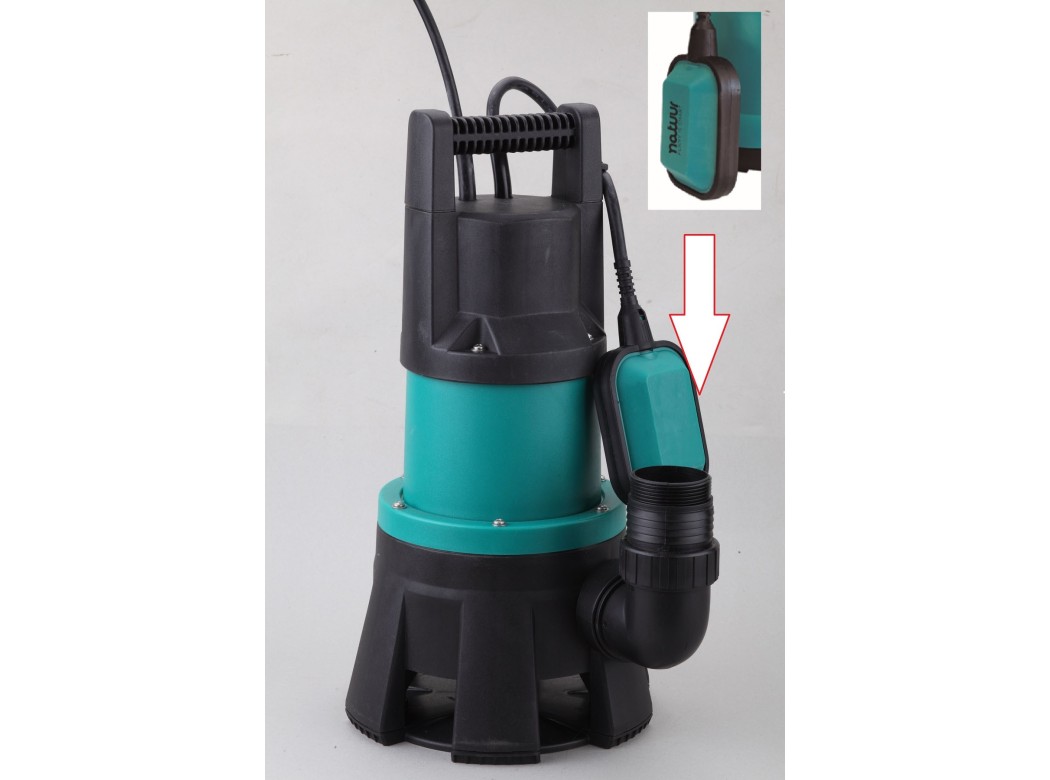 Bomba sumergible aguas sucias 1300 w natuur 24900 l/h