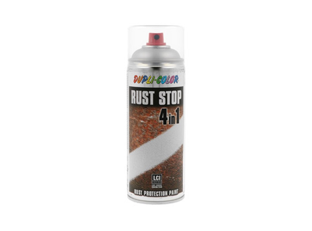 Pintura antioxidante spray rust stop 400 ml ral 9006 plata