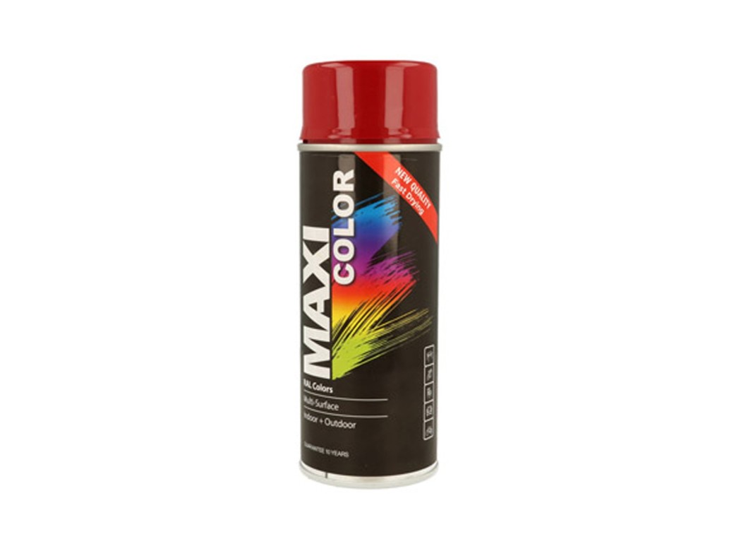 Pintura spray maxi color brillo 400 ml ral 3003 rojo rubi