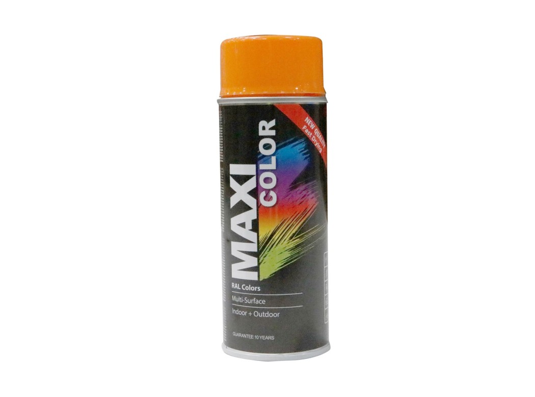 Pintura spray maxi color brillo 400 ml ral 2003 naranja pali