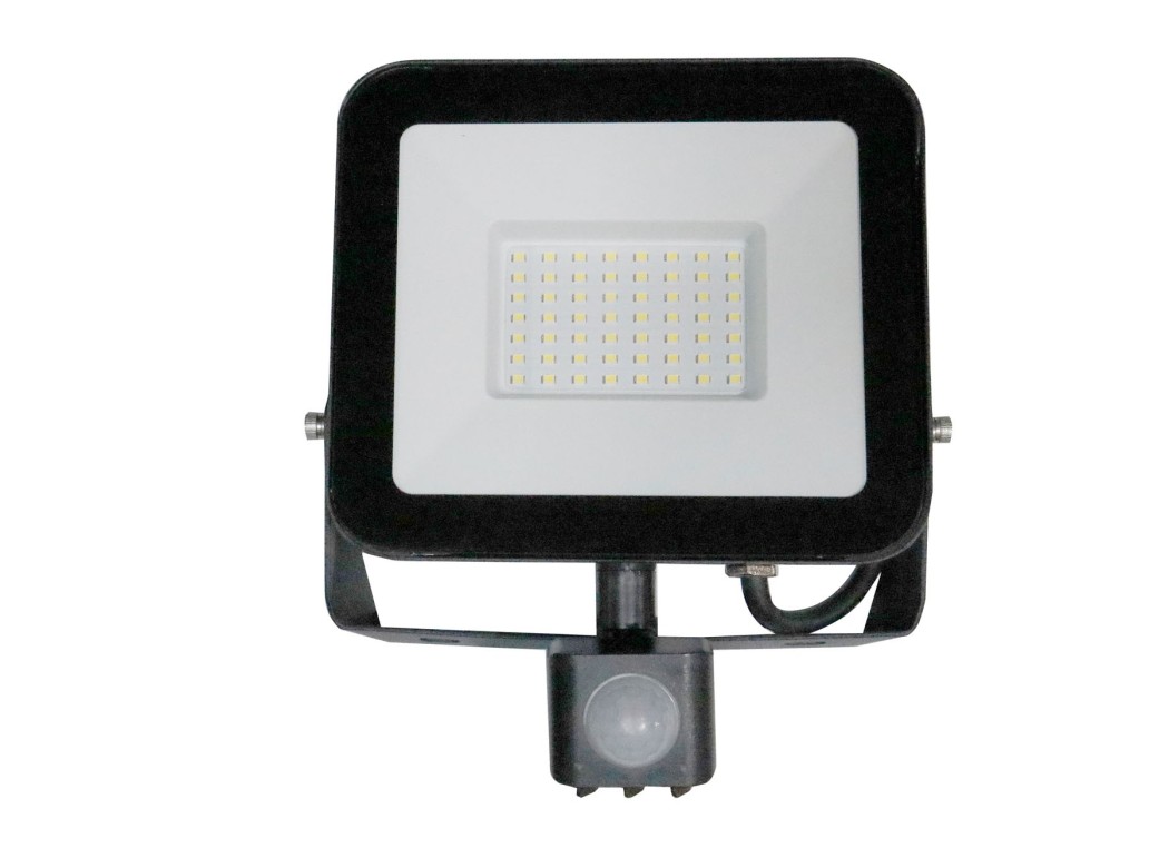 Proyector led plano 50w ip44 4500lm 6500k met ne s/mov