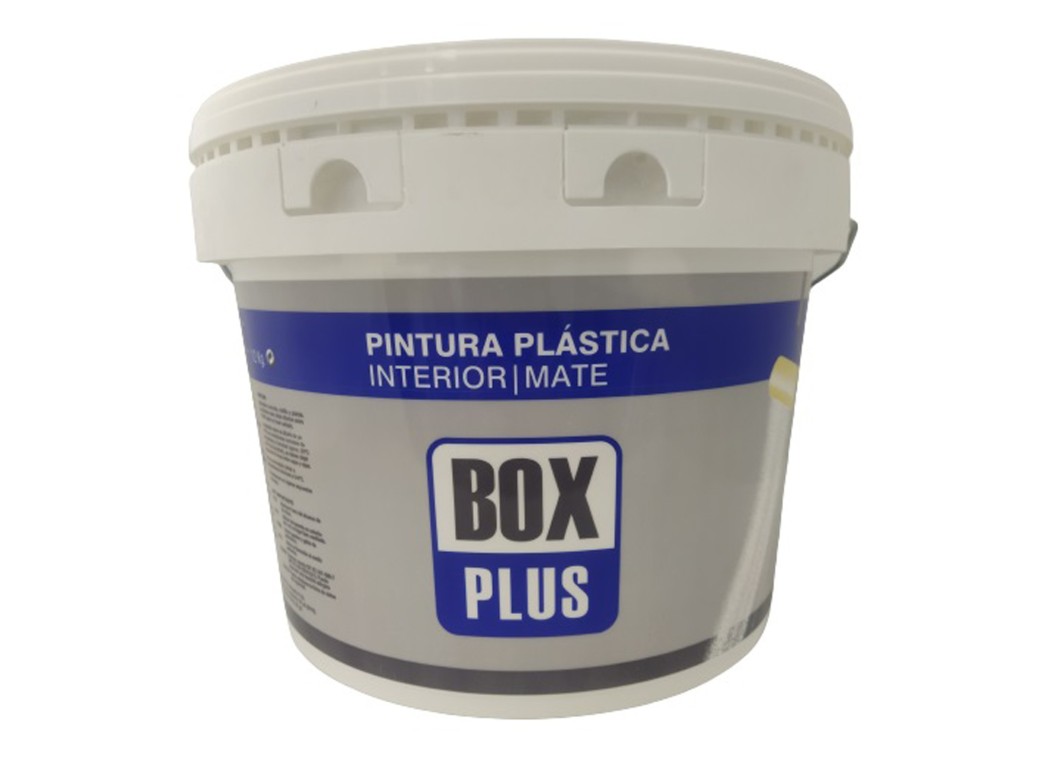 Pintura plastica interior mate box plus 12 kg blanco
