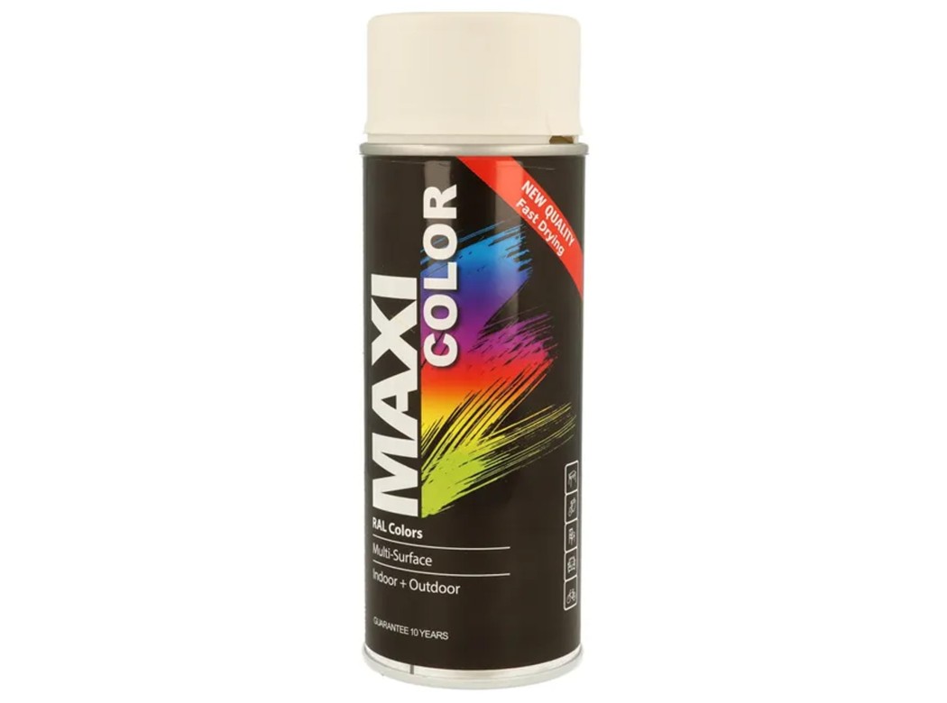 Pintura spray maxi color satinado 400 ml ral 9010 blanco pur