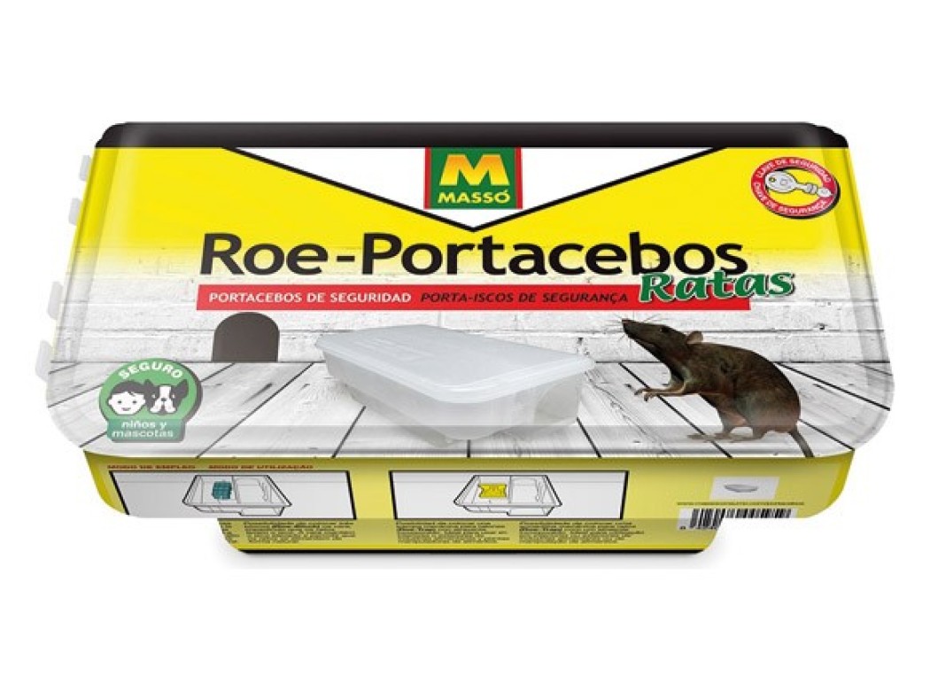 Portacebos ratas y ratones masso