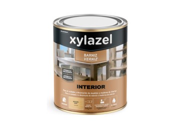 Barniz interior al agua brillante xylazel 250 ml incoloro