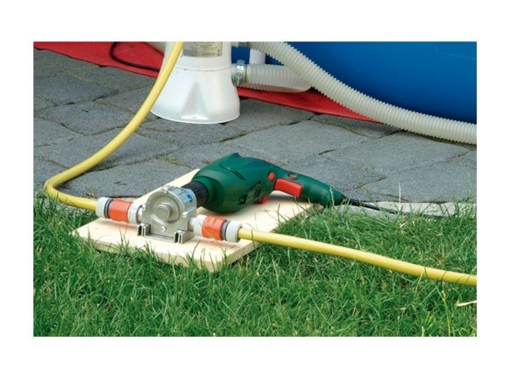 Bomba trasvase para taladro metalica wolfcraft 3.000 l/h