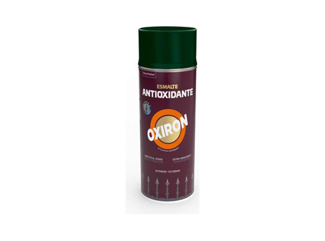 Esmalte antioxidante spray oxiron liso brillante 400 ml verd
