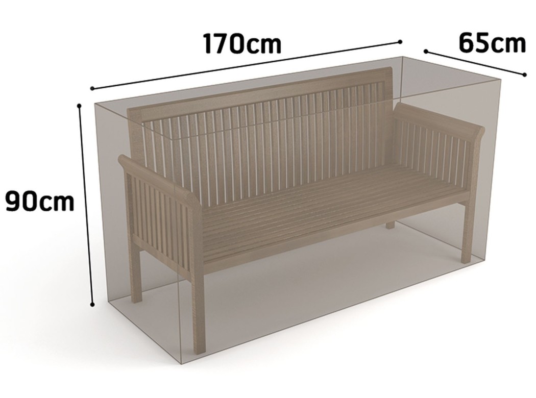 Funda banco vison nortene 170 x 65 x h 90