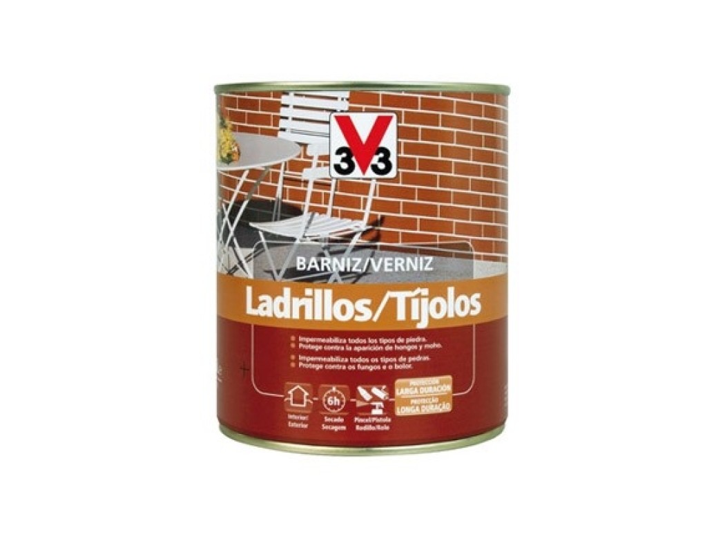 Barniz exterior ladrillo incoloro mate 750 ml v33