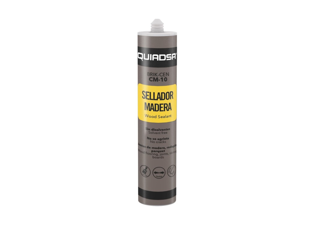 Sellador acrilico madera brik-cen cm-10 power 300 ml gris os