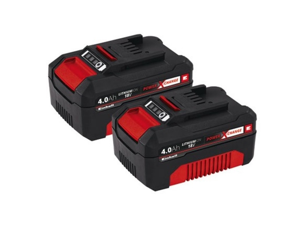 Bateria 18 v twinpack 2 uds 4 ah einhell