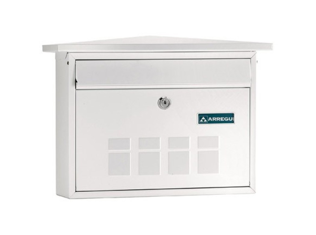 Buzon exterior acero deco blanco arregui