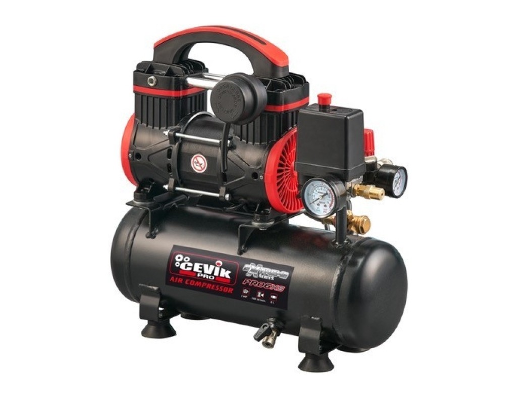 Compresor silencioso pro 6lt 1hp wagner