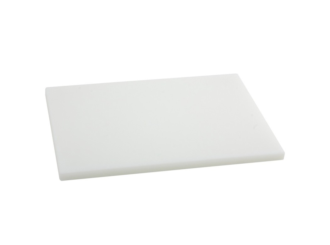 Tabla cocina polietileno pe-500 blanca 38 x 28 x 1,5 cm meta