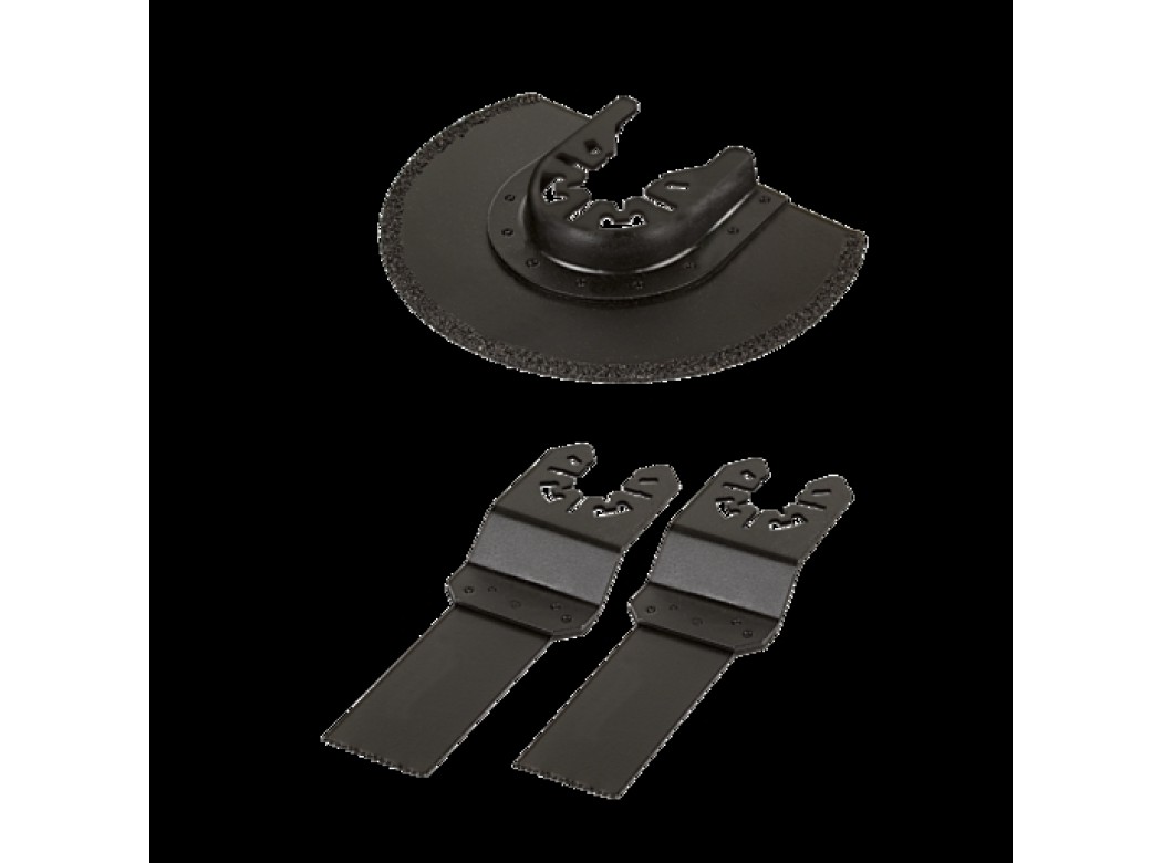 Cuchilla multiherramienta jgo 3 pzs madera-metal wolfcraft