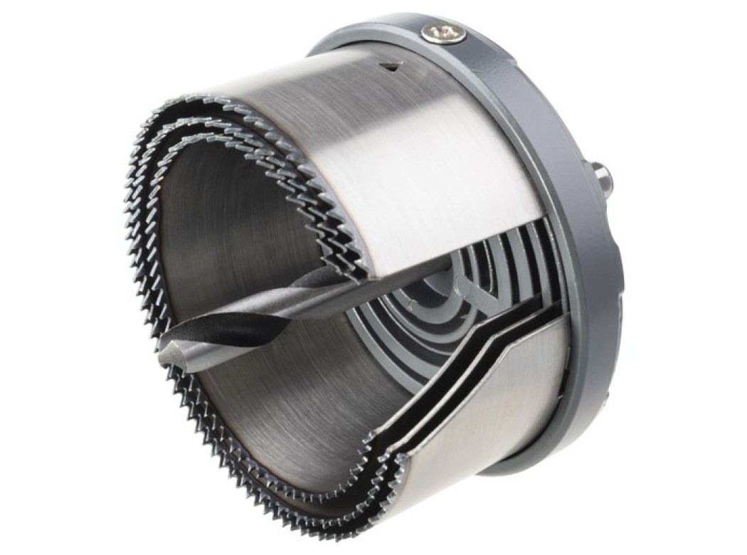 Sierra corona 3 hojas Ø 60 a 74 mm wolfcraft