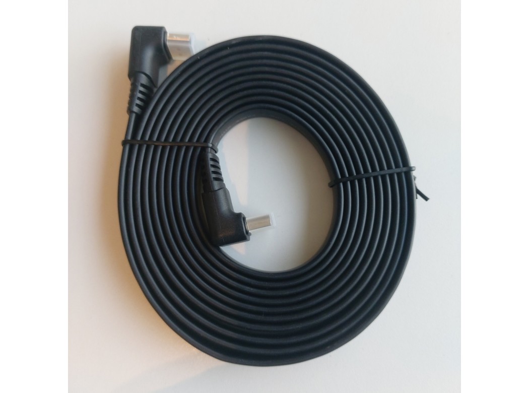 Cable conexion hdmi plano conectores acodados 3m axil
