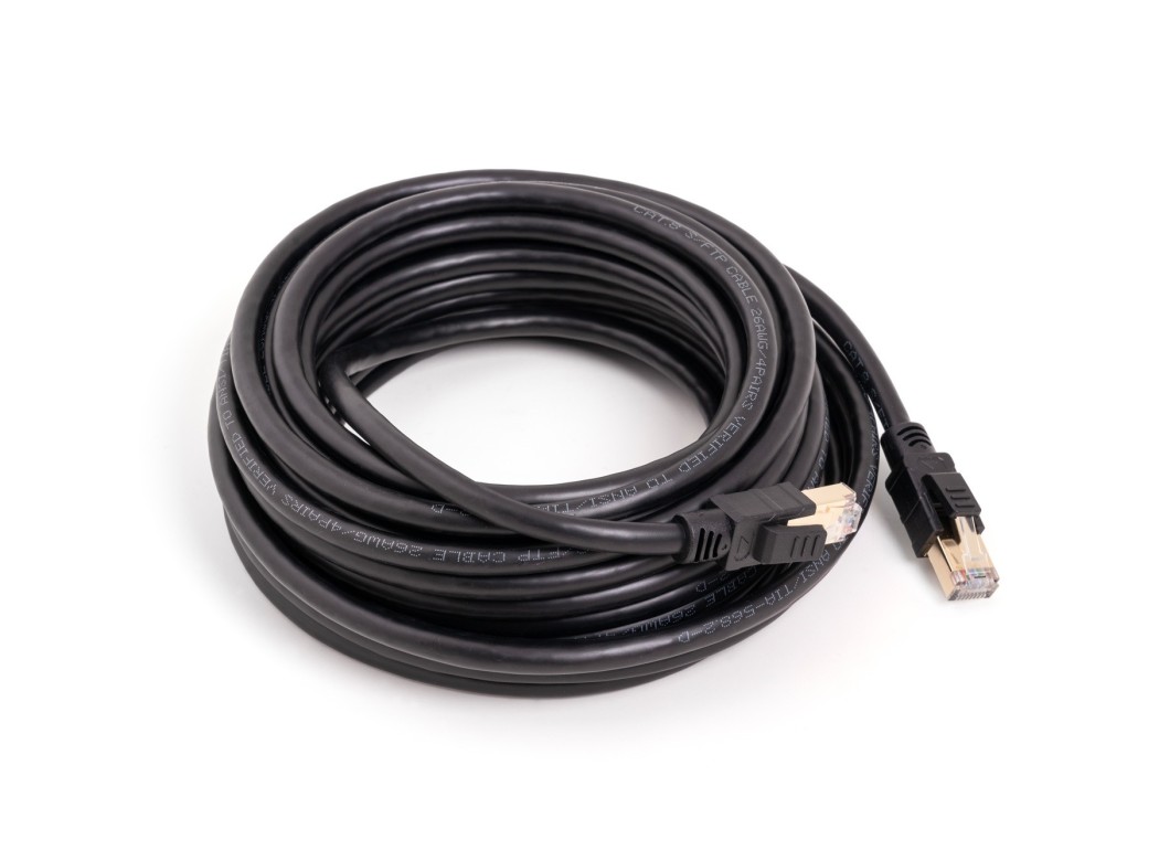 Cable ethernet rj45 cat-8 10m negro axil