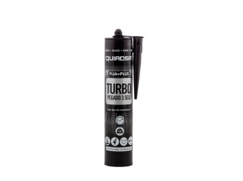 Adhesivo sellador fija+plus turbo 290 ml negro quiadsa