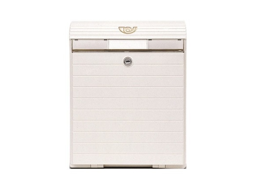 Buzon exterior plastico blanco 30, 5 x 12,8 x 38,8 cm tatay