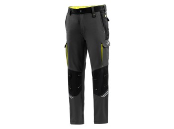 Pantalon tecnico 240 gr gris / amarillo fluor talla l sparco