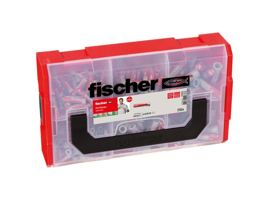 Taco duopower fixtainer profesional 6/8/10 210 uds fischer