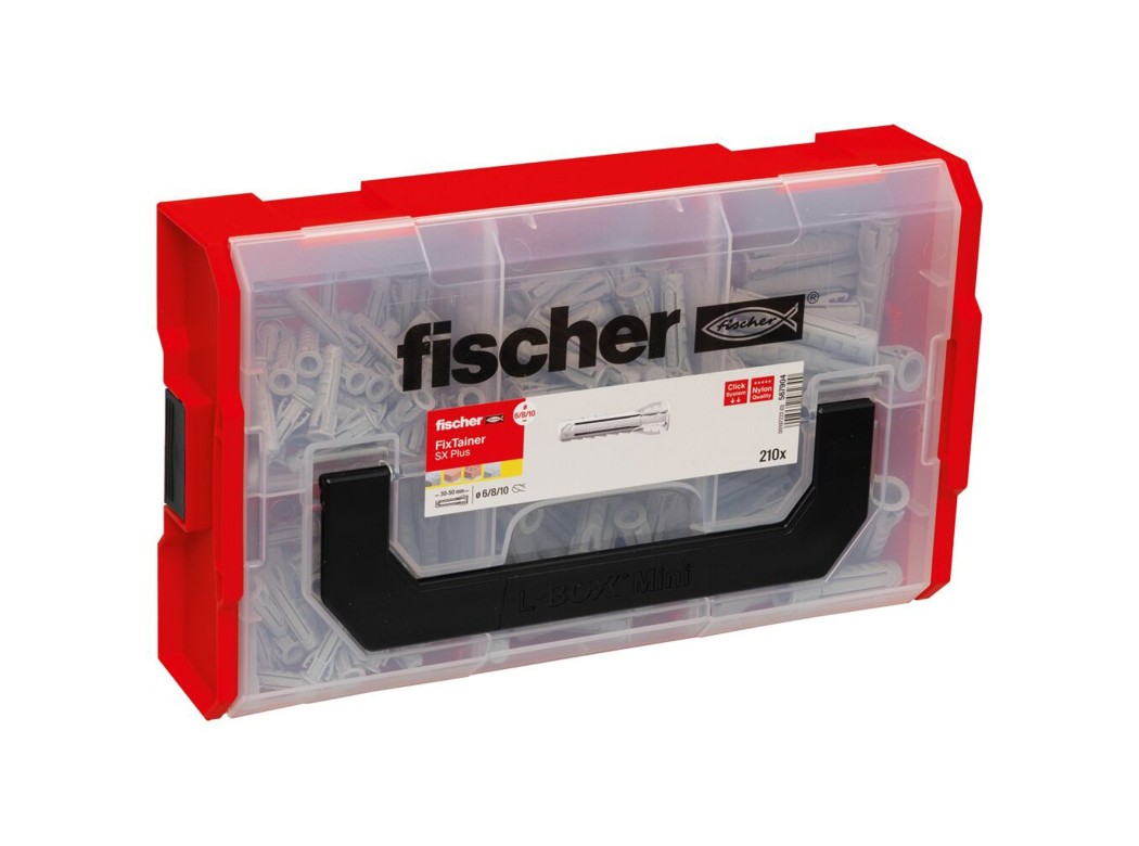 Taco sx plus fixtainer profesional 6/8/10 210 uds fischer