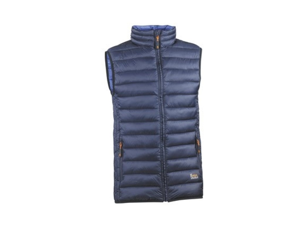 Chaleco acolchado ligero new discovery azul talla l juba