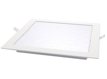 Downlight led empotrar cuadrado blanco 22,5cm 18w 1980lm 400