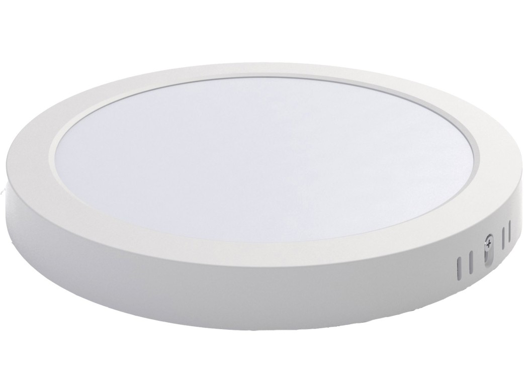 Downlight led superficie redondo blanco 22,5cm 18w 1980lm 40